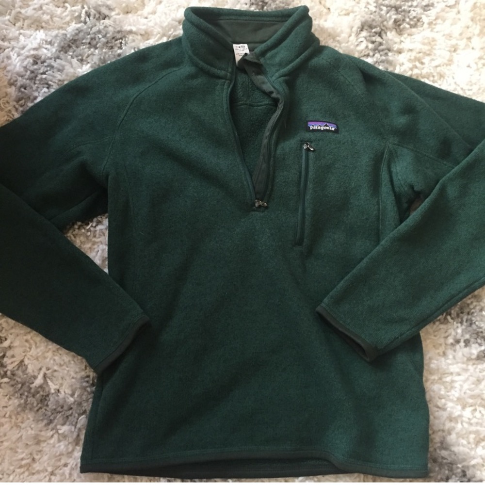 SOLD Patagonia 1/2 Zip Better Sweater Green